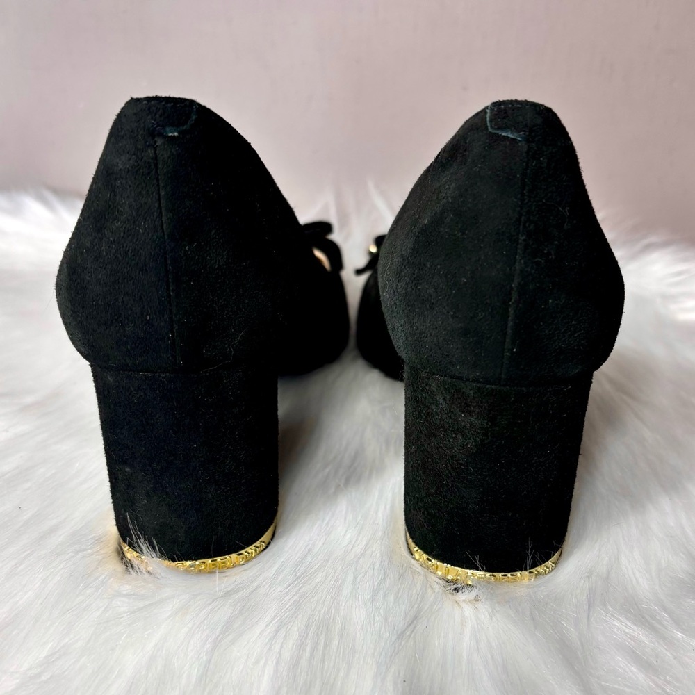 KARL LAGERFELD Suede Kiltie Loafers - Picture 6 of 10